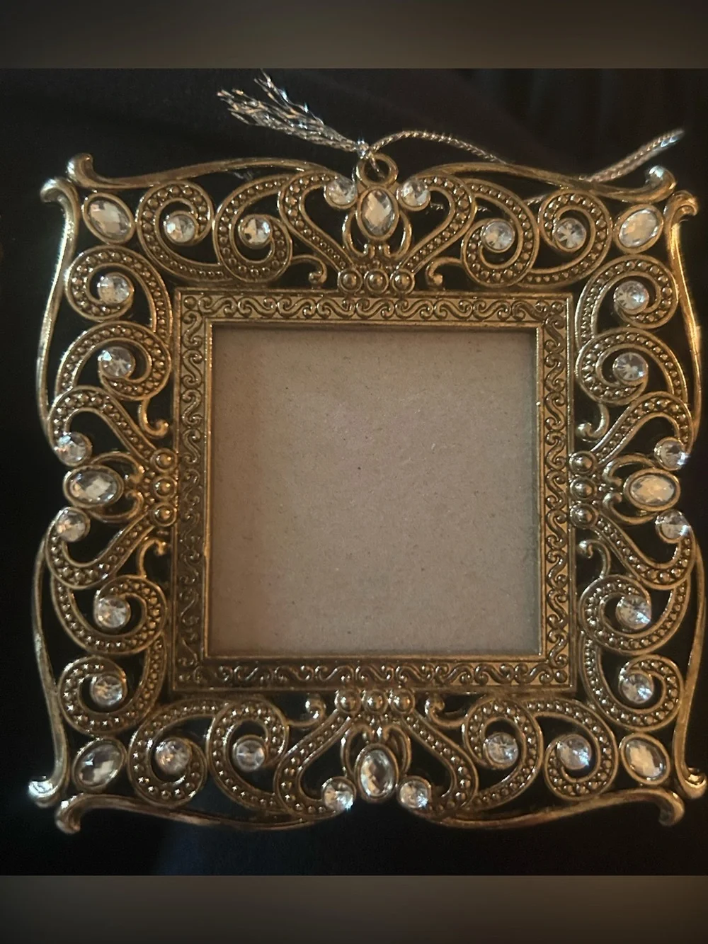 Set of five Ornate Mini Picture Frame Ornaments!